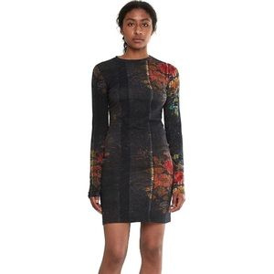 Gary Graham 422 Tray Floral Fitted Long Sleeve Dress Making the Cut T Shirt